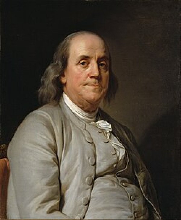 Painting of Benjamin Franklin